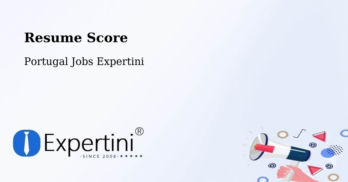 Resume Score & Job Description Match Tool – Freixedas - Portugal Jobs Expertini